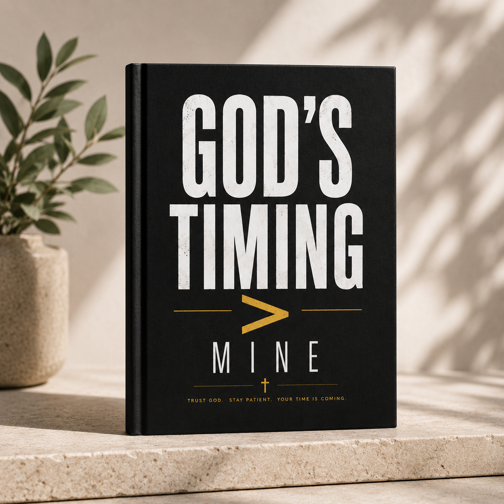 God’s Timing > Mine Hardcover Journal