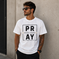 Pray Without Ceasing Christian T-Shirt | Minimal Urban Faith Tee