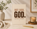 Not Luck. God. Hardcover Journal