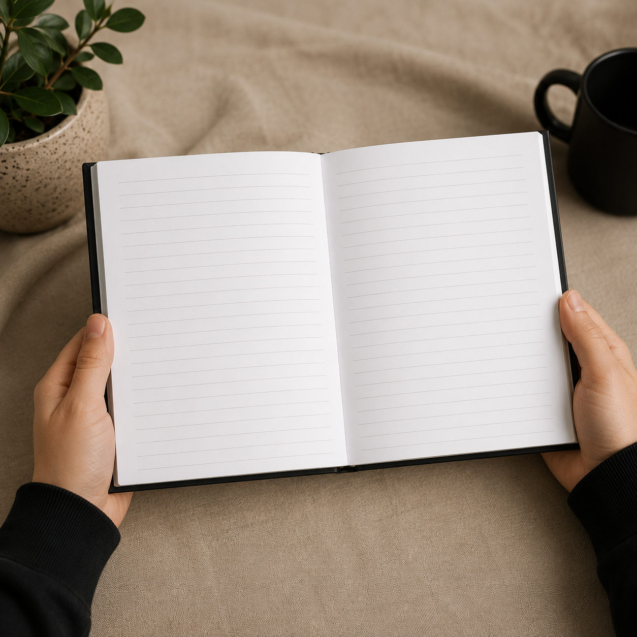 Faith Over Fear Hardcover Journal