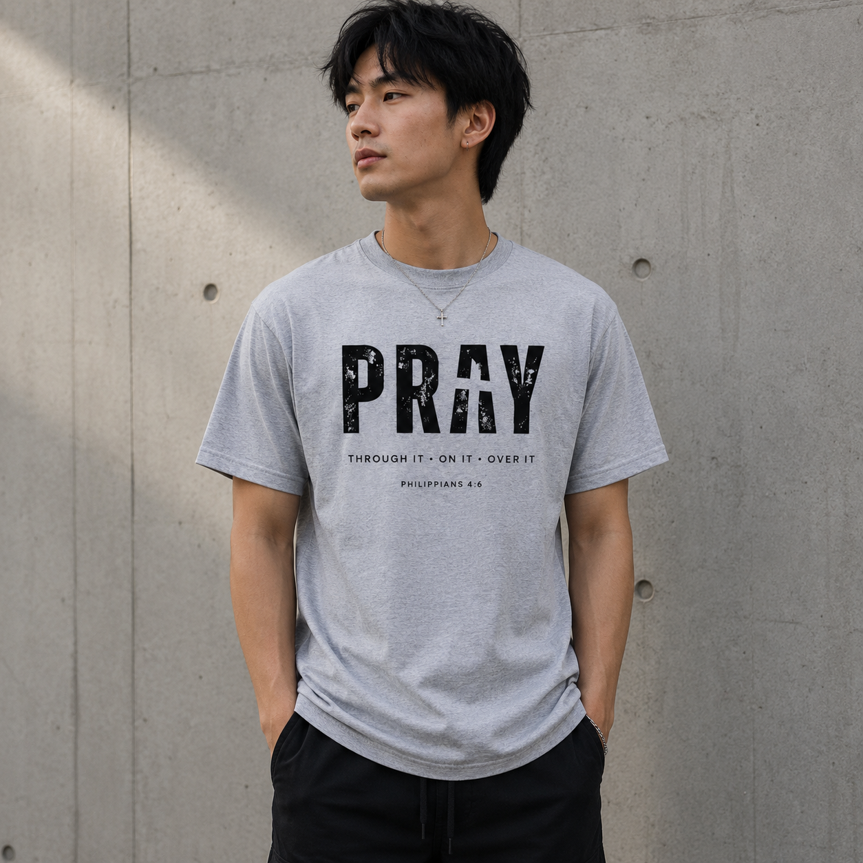 Pray Through It Christian T-Shirt | Urban Faith Graphic Tee