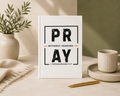 Pray Without Ceasing Hardcover Journal | 1 Thessalonians 5:17