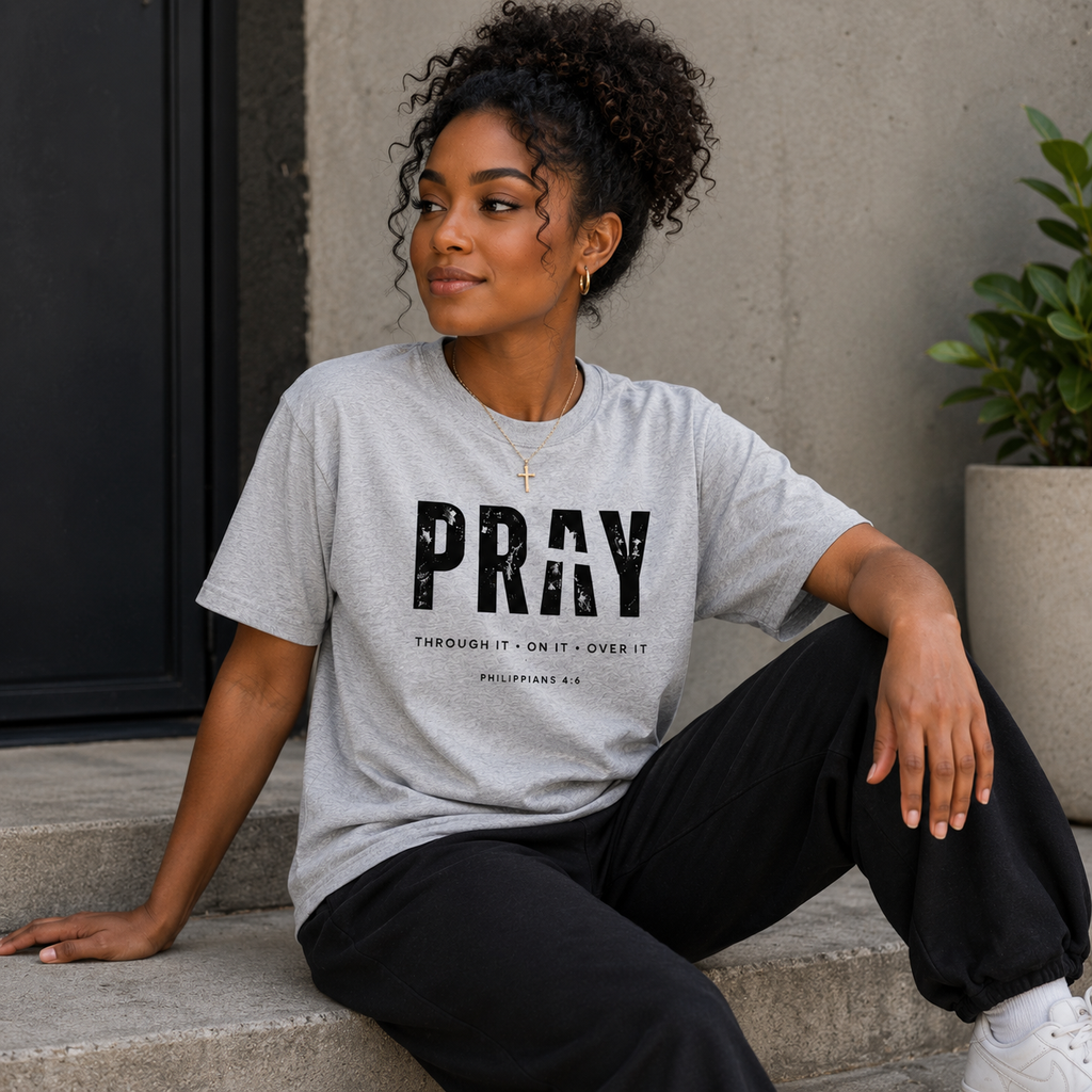 Pray Through It Christian T-Shirt | Urban Faith Graphic Tee