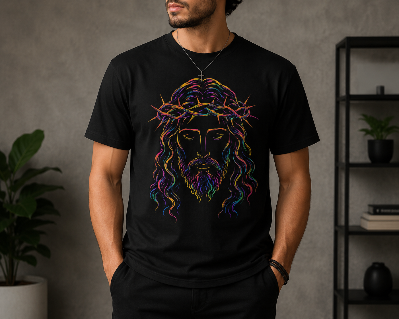 Crowned Savior Psychedelic Unisex Tee