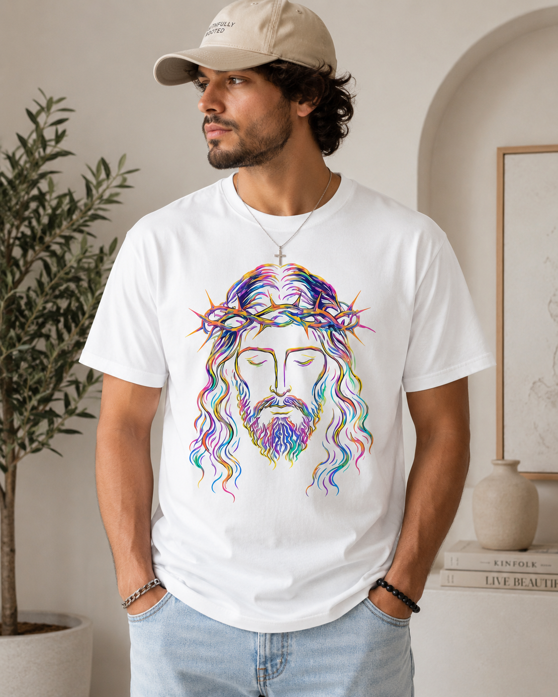 Crowned Savior Psychedelic Unisex Tee